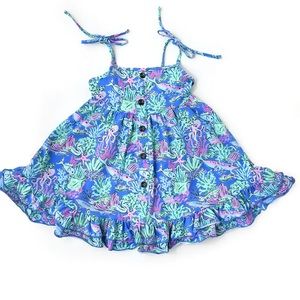 Spring Sale! NWT GIGI AND MAX Mira Tie Twirl Dress, Sea Life Print